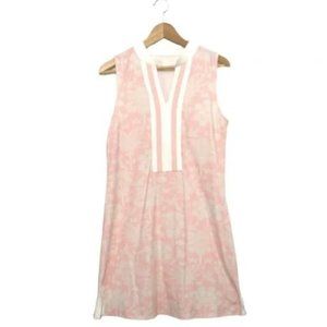 Spartina 449 Pink White Palm Tree Sleeveless Tunic Dress XS
